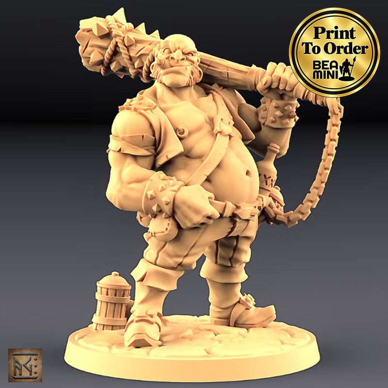 Dunn Half-Ogre Thug | BeaMini Print to Order Miniatures