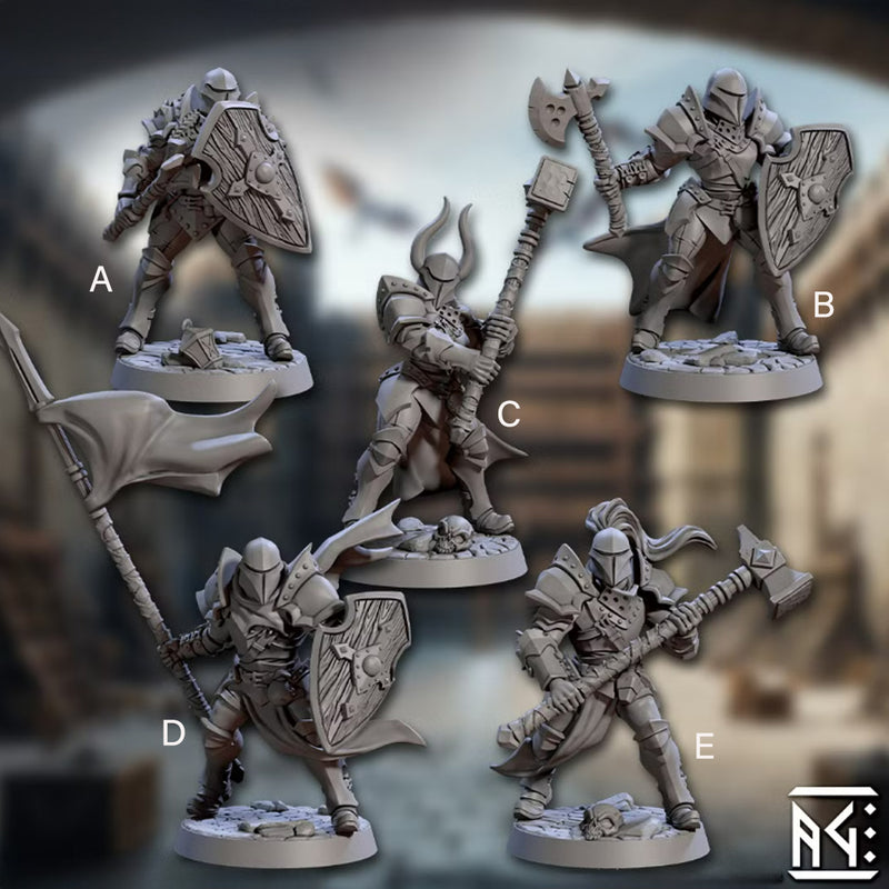 Temple Guards | BeaMini Print to Order Miniatures