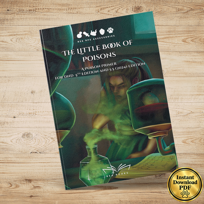 The Little Book of Poisons — Poisons, Venoms & Toxins for D&D