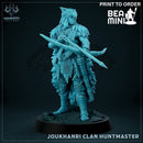 Joukhanri Clan Huntmaster | BeaMini Print to Order Miniatures