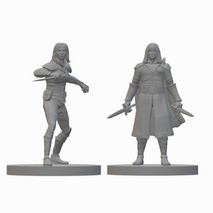 Human Rogue (Wave 2) | BeaMini Unpainted RPG Miniatures