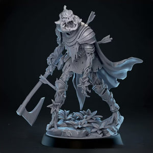 Pumpkin Knight 1 | BeaMini Print to Order Miniatures