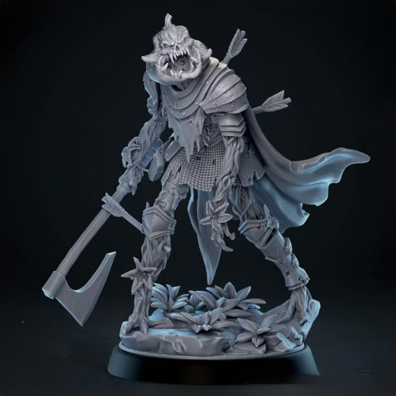 Pumpkin Knight 1 | BeaMini Print to Order Miniatures