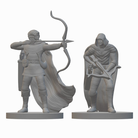 Human Rangers (wave 3) | BeaMini Unpainted RPG Miniatures