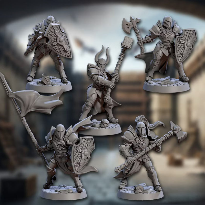 Temple Guards | BeaMini Print to Order Miniatures