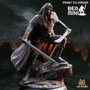 Severin Lindhardt - Human Rogue | BeaMini Print to Order Miniatures