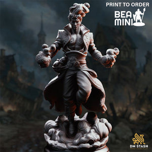 Villam Nitrana - Sorcerer | BeaMini Print to Order Miniatures