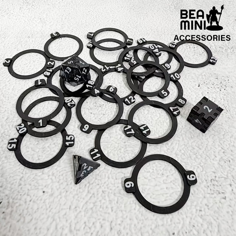 Bea Mini Numbered Miniature Tracking Rings