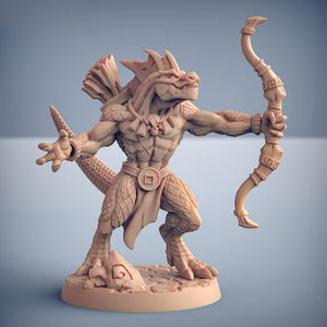 Goldmaw Lizardman C | BeaMini Print to Order Miniatures