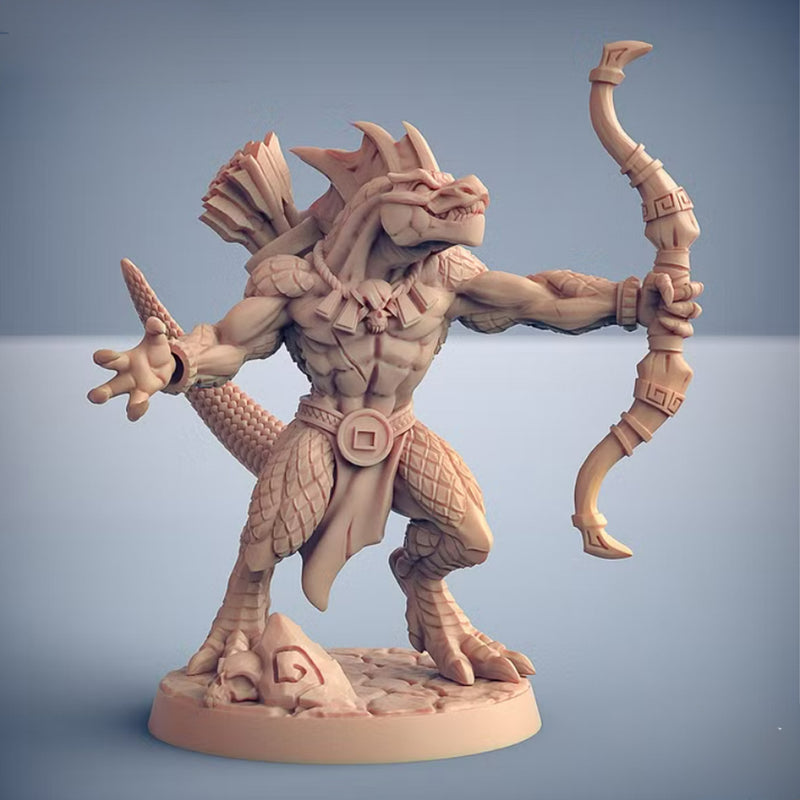 Goldmaw Lizardman C | BeaMini Print to Order Miniatures