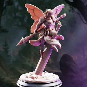 Battle Bell, Fairy Paladin | BeaMini Print to Order Miniatures