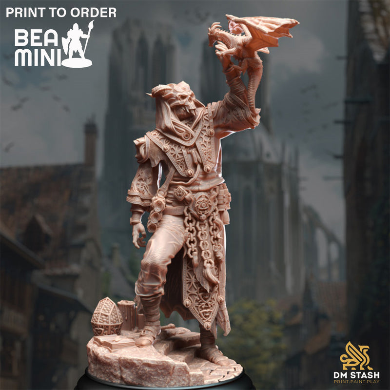 Dragon Culist - Karthys of Zezima | BeaMini Print to Order Miniatures