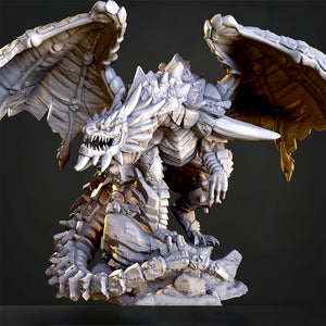 Mezsarg, Desert Brown Dragon | BeaMini Print to Order Miniatures