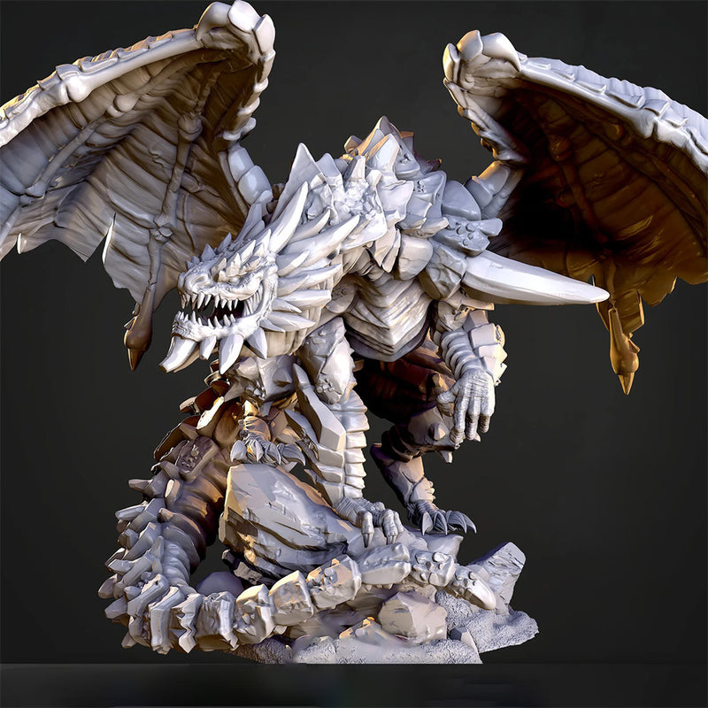 Mezsarg, Desert Brown Dragon | BeaMini Print to Order Miniatures