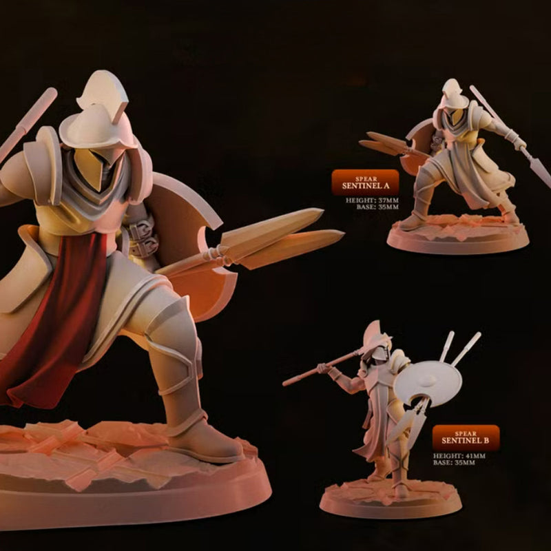 Spear Sentinels | BeaMini Print to Order Miniatures