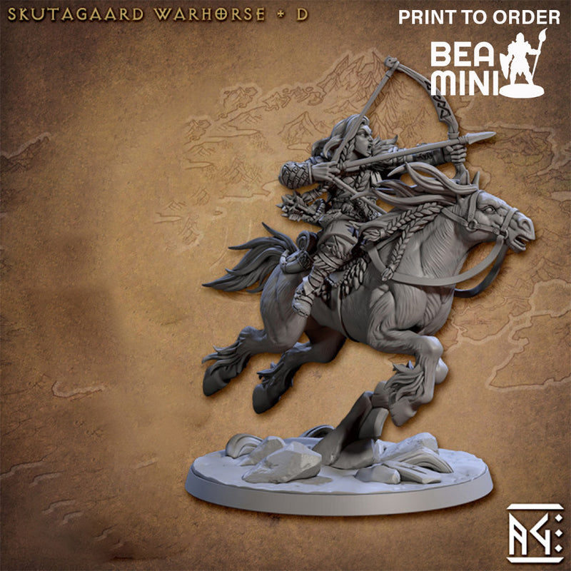 Skutagaard Warhorse | BeaMini Print to Order Miniatures