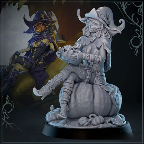 Momma Pumpka B | BeaMini Print to Order Miniatures