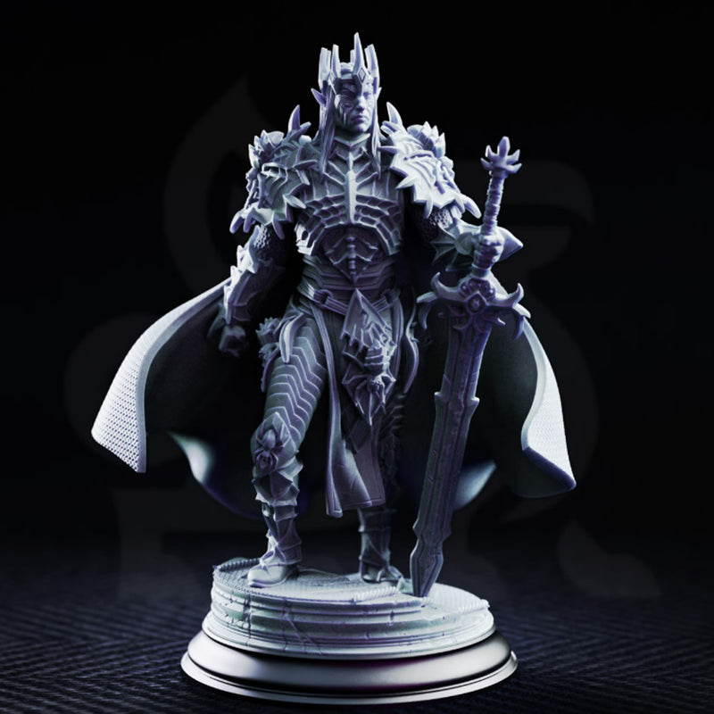 Xanathos, Drow Fighter | BeaMini Print to Order Miniatures