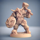 Dwarven Fighter B | BeaMini Print to Order Miniatures