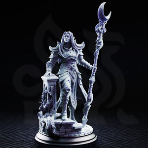 Kadna Glydrin, Elf Druid | BeaMini Print to Order Miniatures