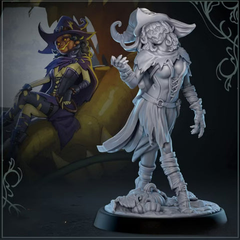 Momma Pumpka A | BeaMini Print to Order Miniatures