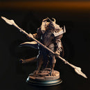 Apokris the Resolute – Silver Dragonkin Paladin | BeaMini Print to Order Miniatures
