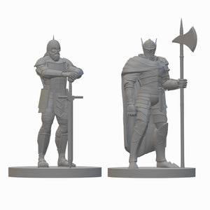Human Fighter (wave 4) | BeaMini Unpainted RPG Miniatures