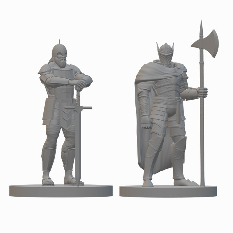 Human Fighter (wave 4) | BeaMini Unpainted RPG Miniatures