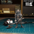 Skeleton Warrior | BeaMini Print to Order Miniatures