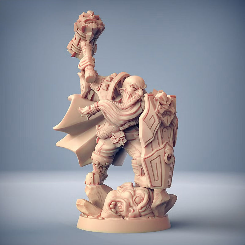 Alvar Giantslayer Dwarf Fighter | BeaMini Print to Order Miniatures