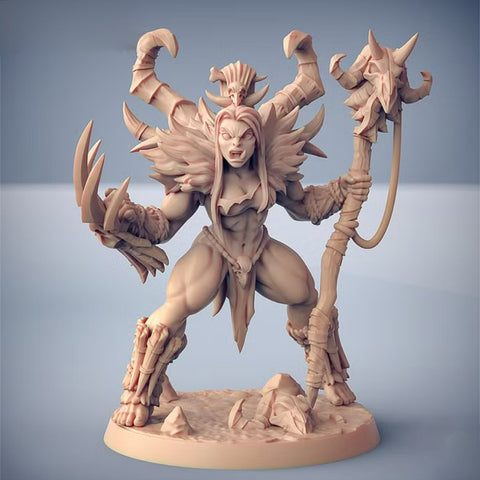 Vesdra - Orc Druid | BeaMini Print to Order Miniatures