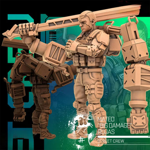 Mateo 'Big Damage' Rojas | BeaMini Print to Order Miniatures