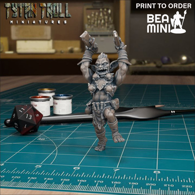 Goblin Assassin 03 | BeaMini Print to Order Miniatures