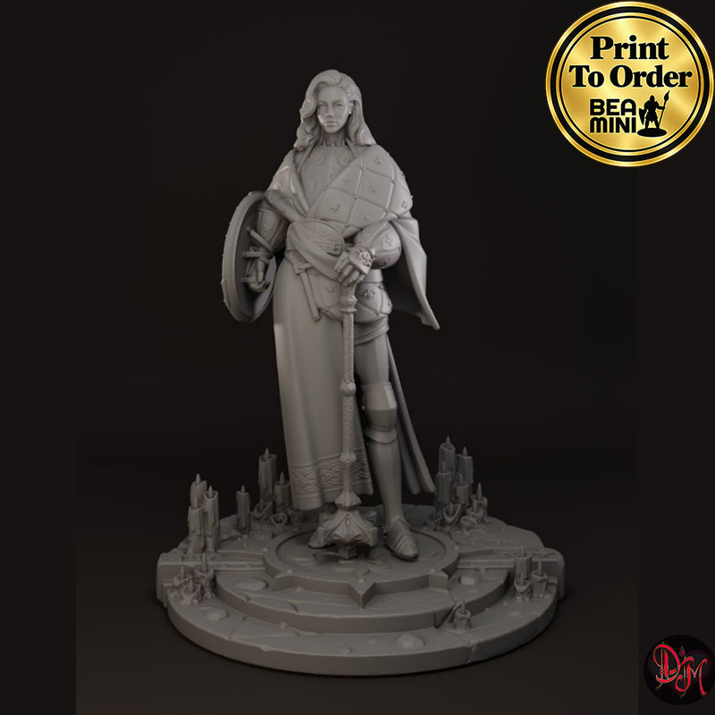 Valerie, the Gilded Oath | BeaMini Print to Order Miniatures