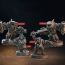 Pirate Cannoneers | BeaMini Print to Order Miniatures