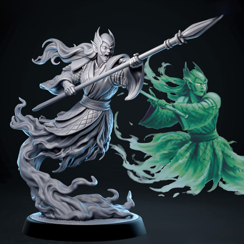 Ghostly Warrior 5 | BeaMini Print to Order Miniatures