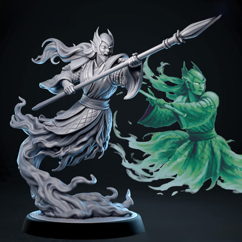 Ghostly Warrior 5 | BeaMini Print to Order Miniatures