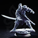 Bagrash Ilkhan, Orc Fighter | BeaMini Print to Order Miniatures