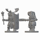 Loxodon Clerics | BeaMini Unpainted RPG Miniatures