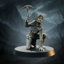 Gretal the Vampire Hunter | BeaMini Print to Order Miniatures