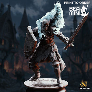 Death's Grasp - Skeleton Knight | BeaMini Print to Order Miniatures