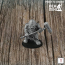Dwarf Fighter | BeaMini Print to Order Miniatures
