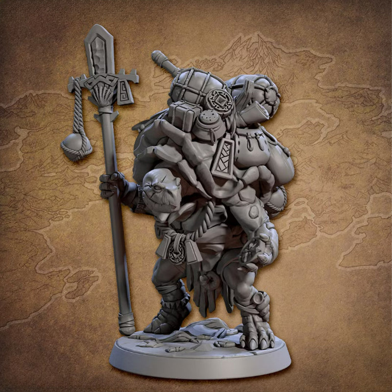 Tokun Tortle Merchant | BeaMini Print to Order Miniatures