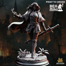 Erina of Amarth - Arcne Knight | BeaMini Print to Order Miniatures