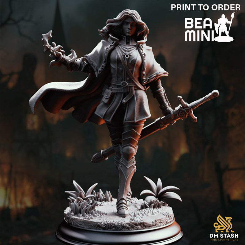 Erina of Amarth - Arcne Knight | BeaMini Print to Order Miniatures