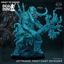 Jottraskr, Frost Giant Devourer | BeaMini Print to Order Miniatures