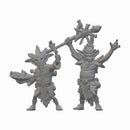 Goblin Shamans | BeaMini Unpainted RPG Miniatures
