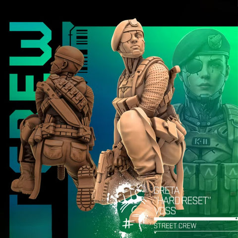 Greta 'Hard Reset' Voss | BeaMini Print to Order Miniatures