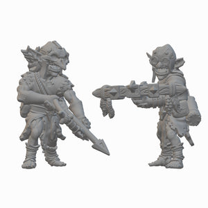 Goblin Rangers | BeaMini Unpainted RPG Miniatures