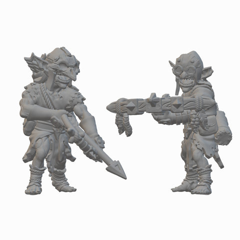 Goblin Rangers | BeaMini Unpainted RPG Miniatures